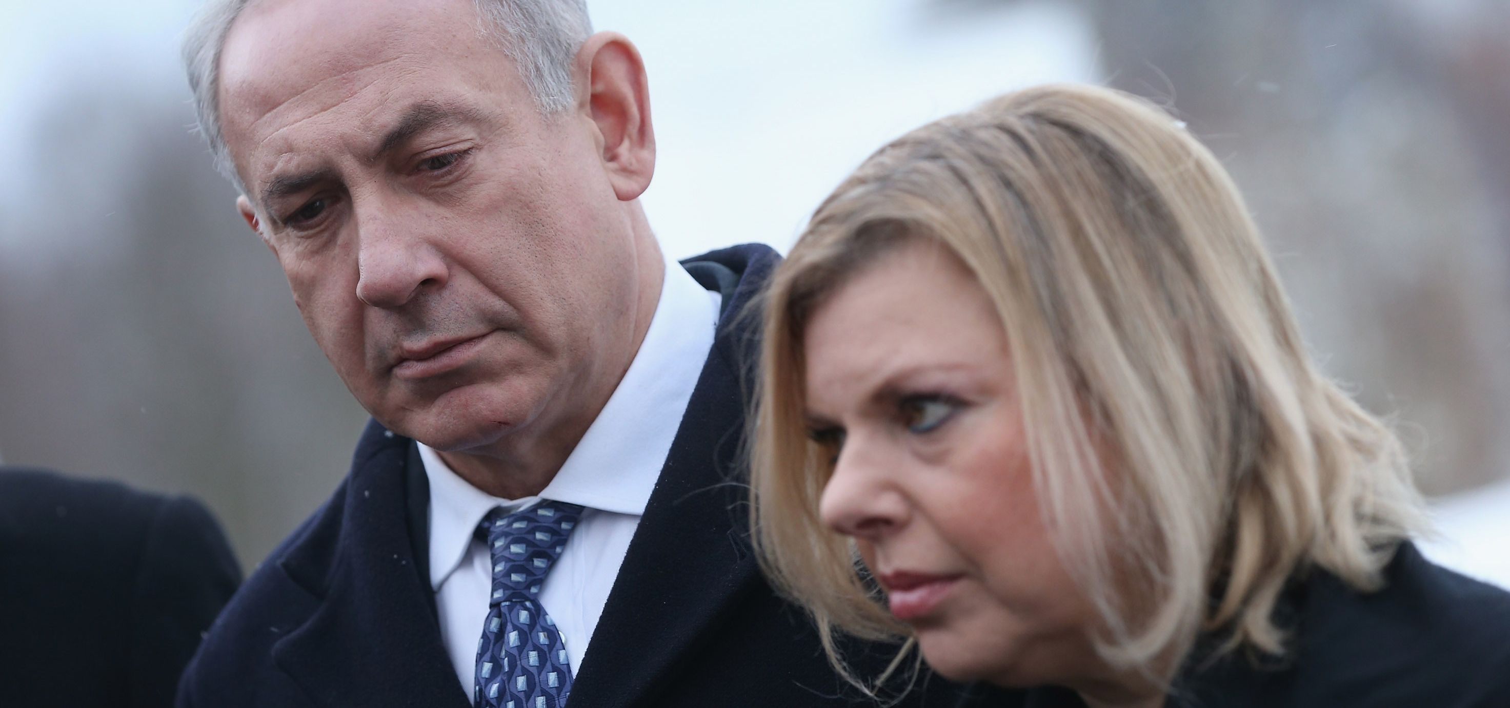 
				Bibi and Sara Netanyahu.
			